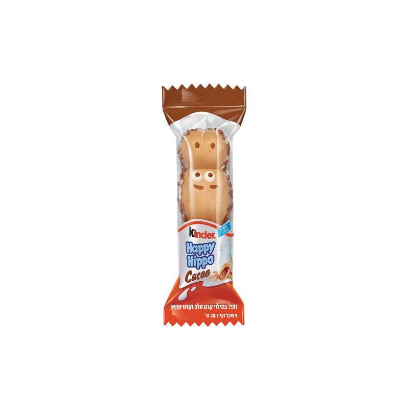 kinder specialità dolciaria con ripieno al latte e nocciola kinder happy hippo 20 gr. - foto 1