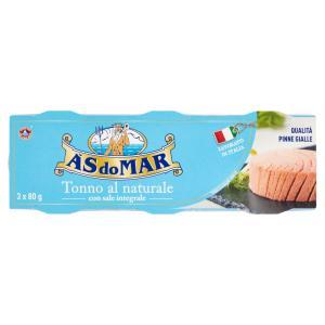 Tonno a pinne gialle al naturale con sale integrale  3 x 80 gr.