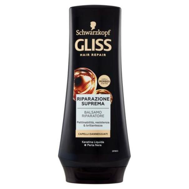 gliss balsamo rigenerante supreme repair per capelli danneggiati gliss schwarzkopf 200 ml. - foto 1