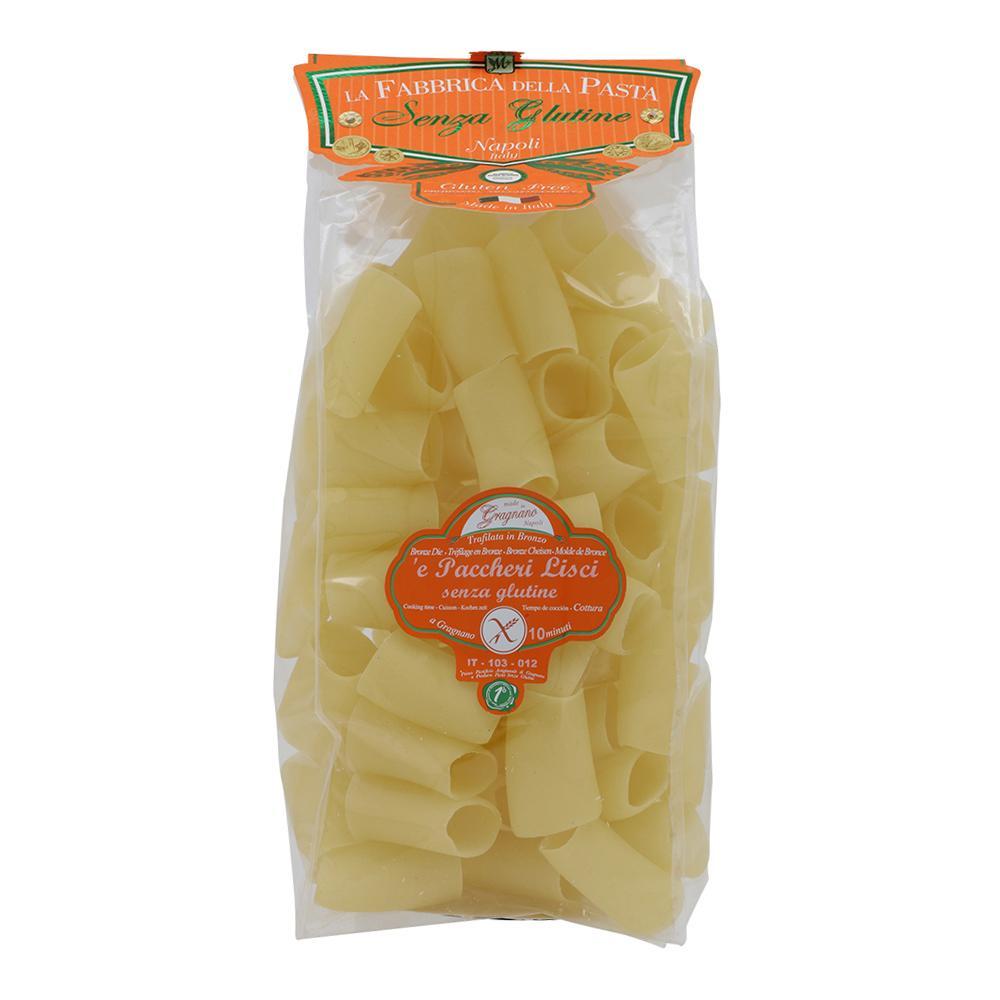 la fabbrica della pasta paccheri lisci gragnano senza glutine la fabbrica della pasta 500 gr. - foto 1
