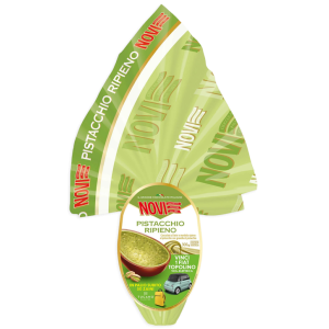 Uovo di pasqua al pistacchio con morbido ripieno  300 gr.