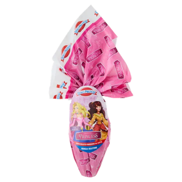 dolci preziosi uovo di pasqua disney princess cioccolato al latte dolci preziosi 150 gr. - foto 1