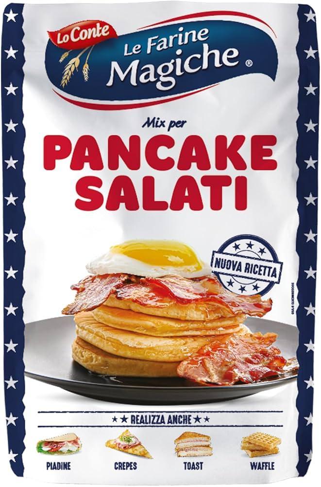 lo conte farina per pancake salati le farine magiche 200 gr.﻿ - foto 1