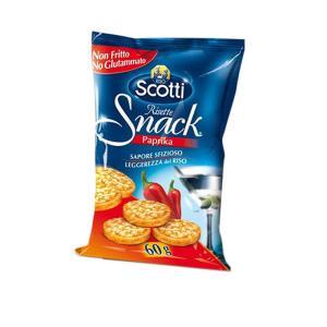 Snack di riso non fritto alla paprika 60 gr.