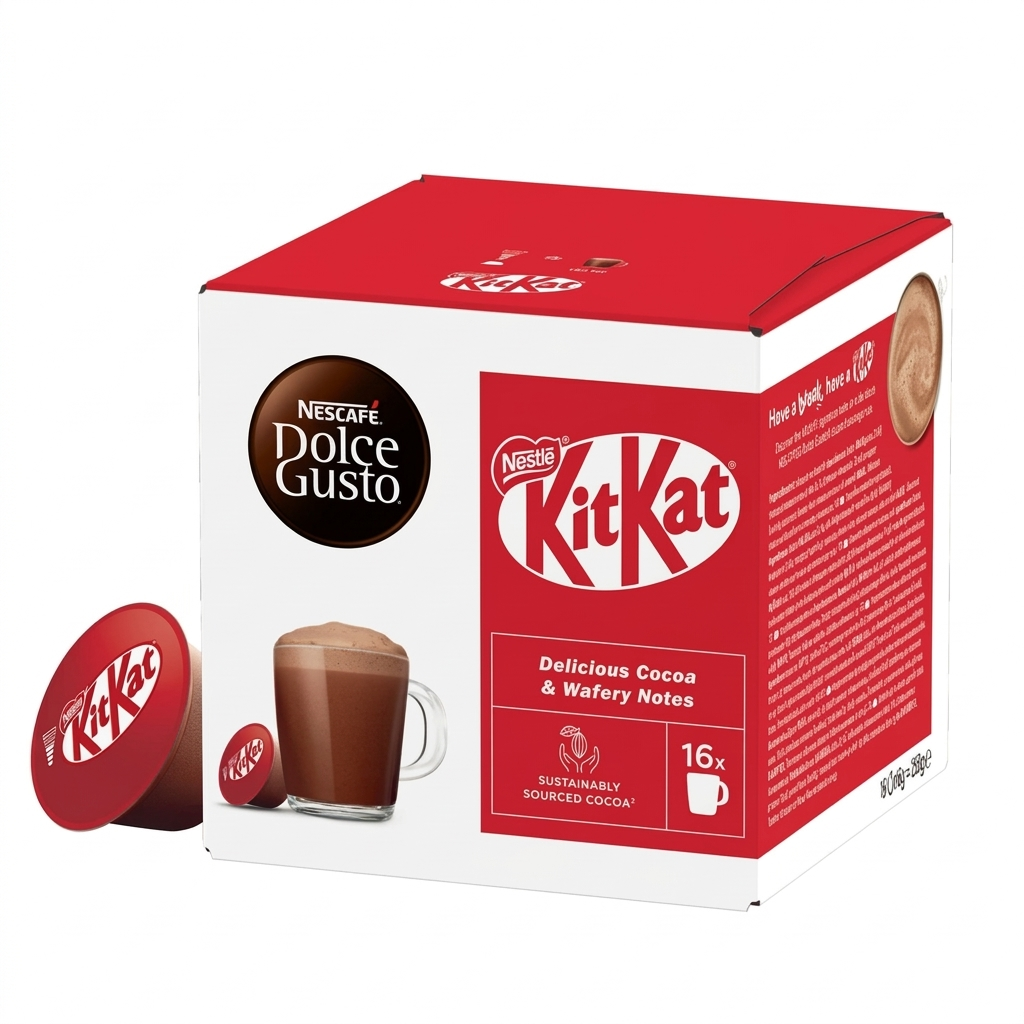 nescafe capsule dolce gusto gusto kit kat nescafé 256 gr. - foto 1