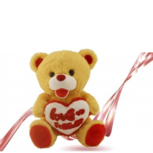 Peluche animali con cuore
