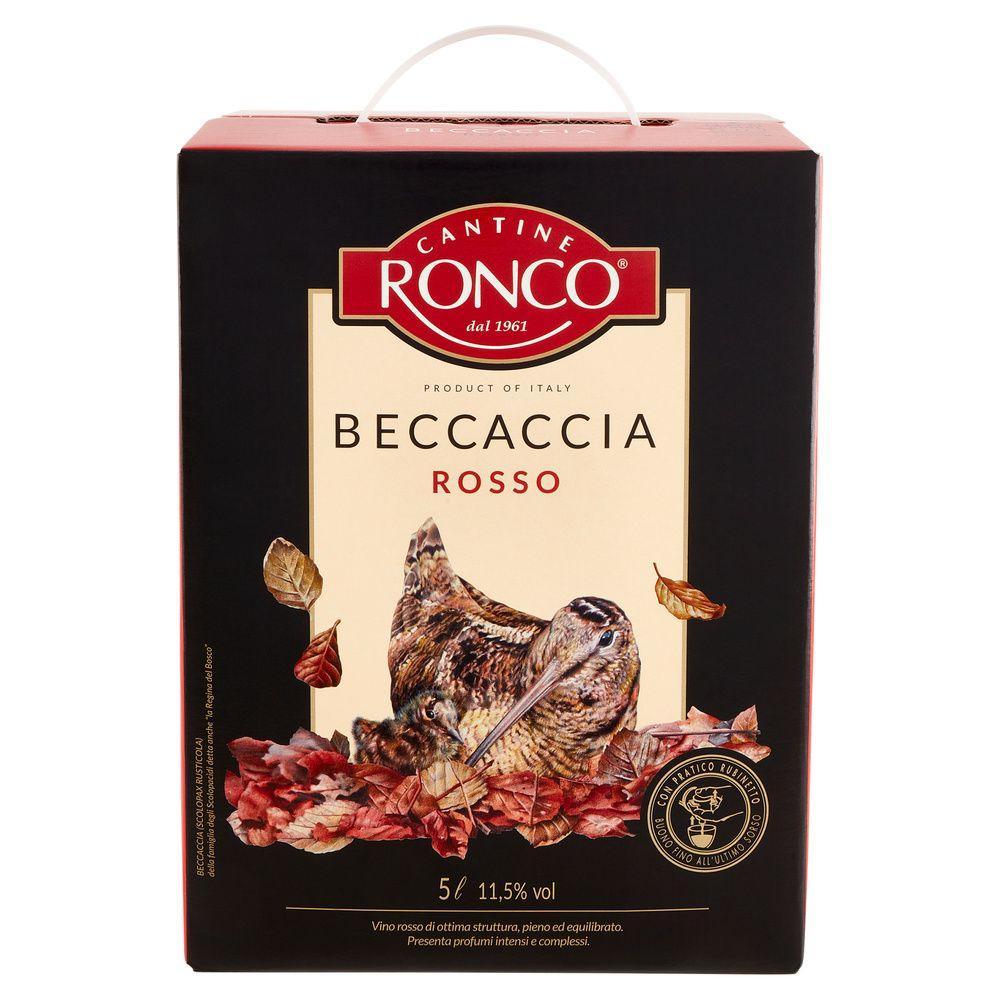 cantine ronco vino rosso da tavola beccaccia cantine ronco 5 lt - foto 1