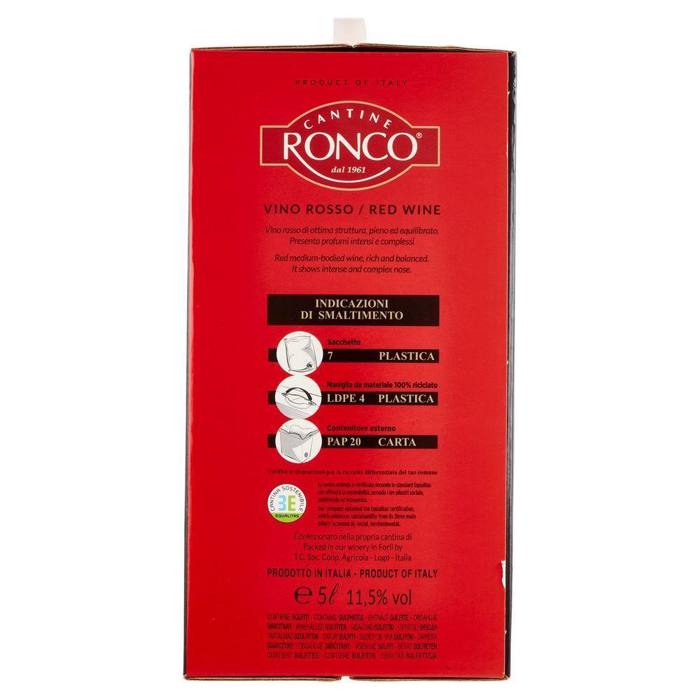 cantine ronco vino rosso da tavola beccaccia cantine ronco 5 lt - foto 4