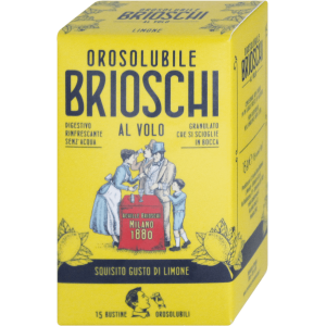 Digestivo orosolubile effervescente in bustine al gusto di limone  15 bustine