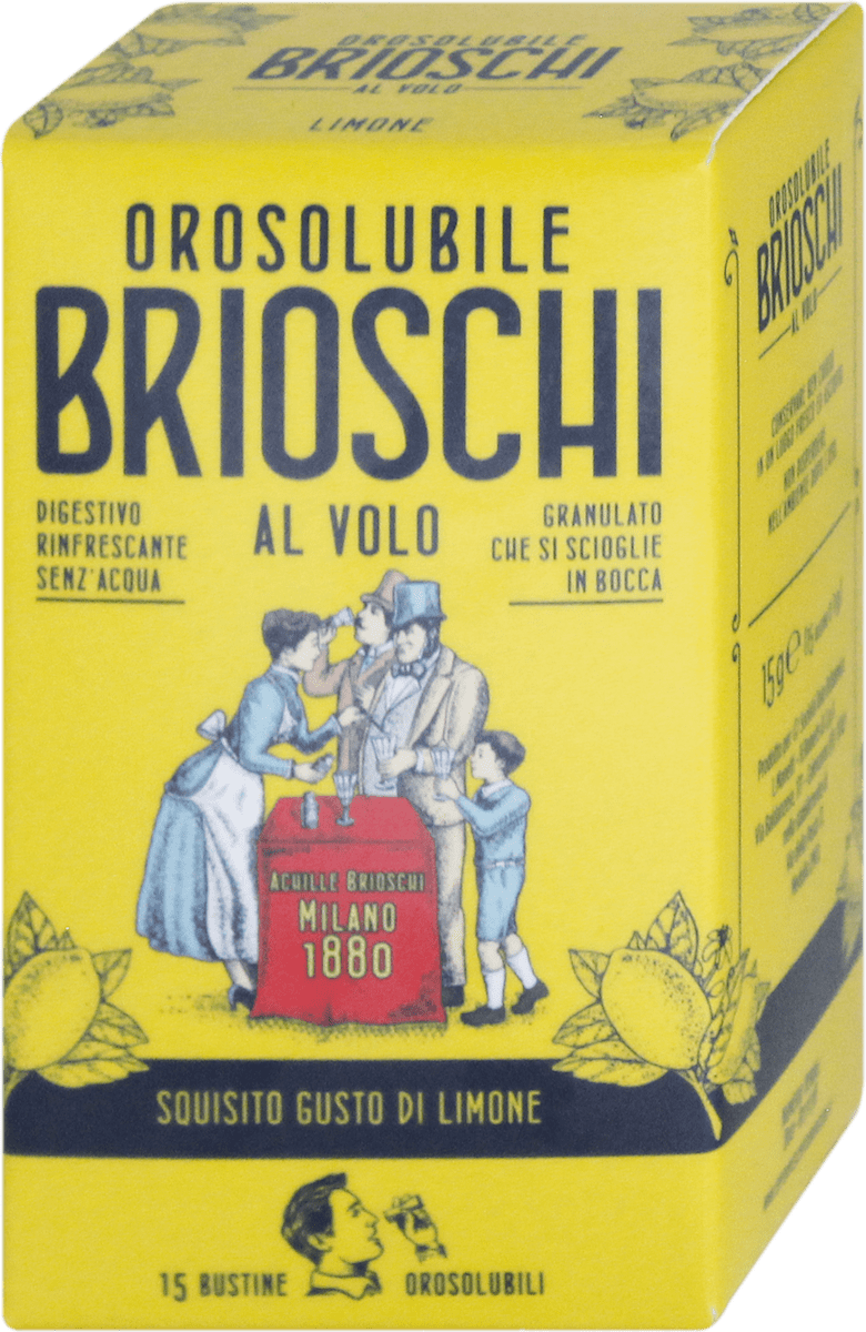 brioschi brioschi digestivo orosolubile 15 bustine monodose - foto 3