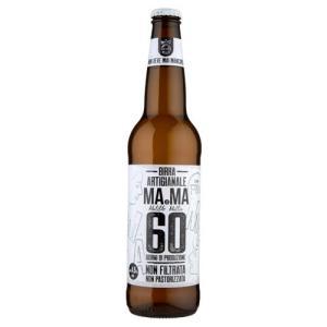 Birra artigianale chiara filtrata 60 lupo  50 cl.