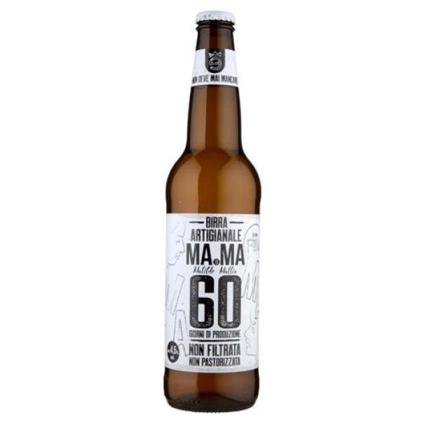 ma.ma birra artigianale chiara filtrata 60 lupo ma 50 cl - foto 1