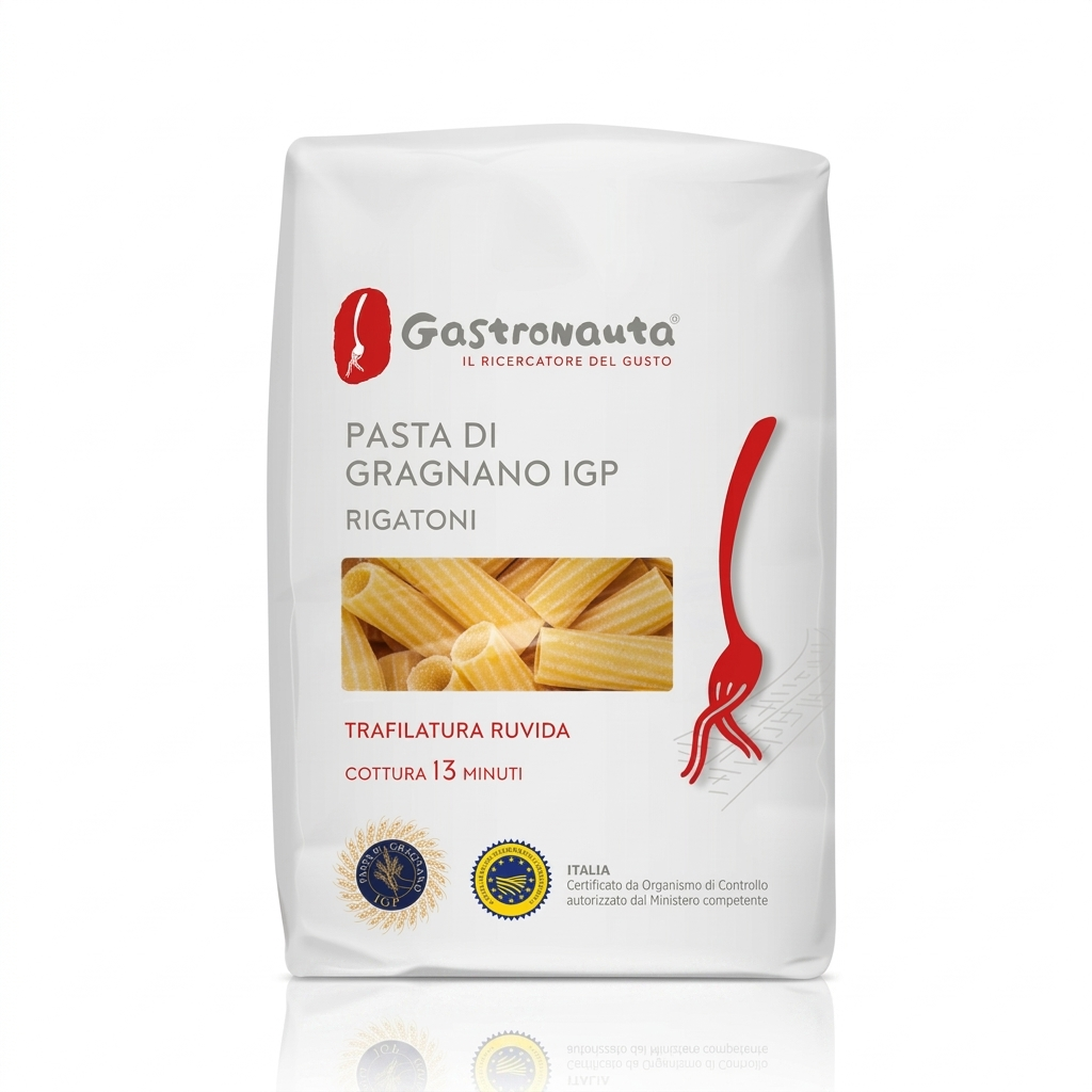 gastronauta pasta di gragnano igp rigatoni gastronauta 500 gr. - foto 1