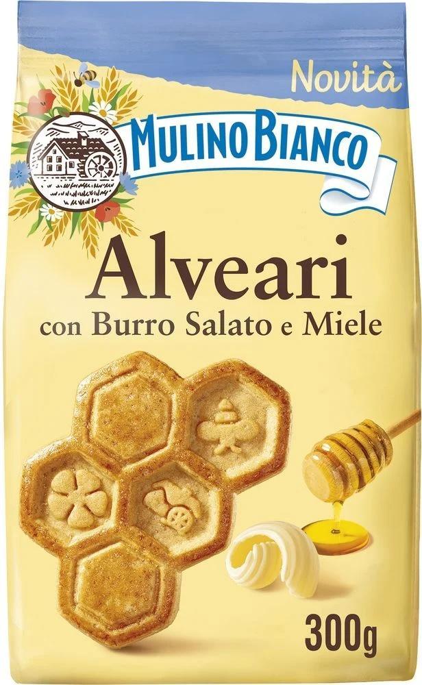 mulino bianco alveari con burro salato e miele mulino bianco 300 gr. - foto 1