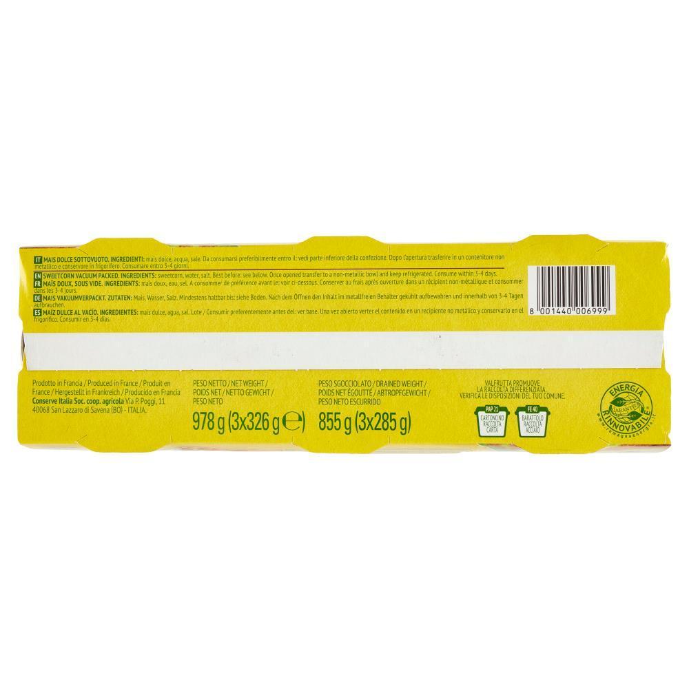 valfrutta mais cotto a vapore valfrutta 3x326 gr. - foto 4