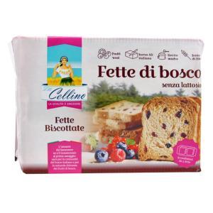 Fette biscottate ai frutti di bosco senza latossio f.lli  360 gr.