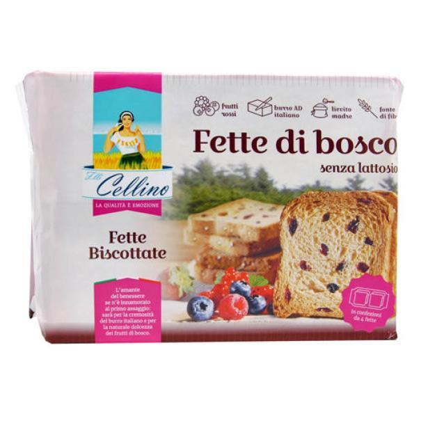 cellino fette biscottate ai frutti di bosco senza latossio f.lli cellino 360 gr. - foto 1