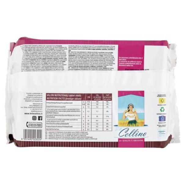 cellino fette biscottate ai frutti di bosco senza latossio f.lli cellino 360 gr. - foto 4