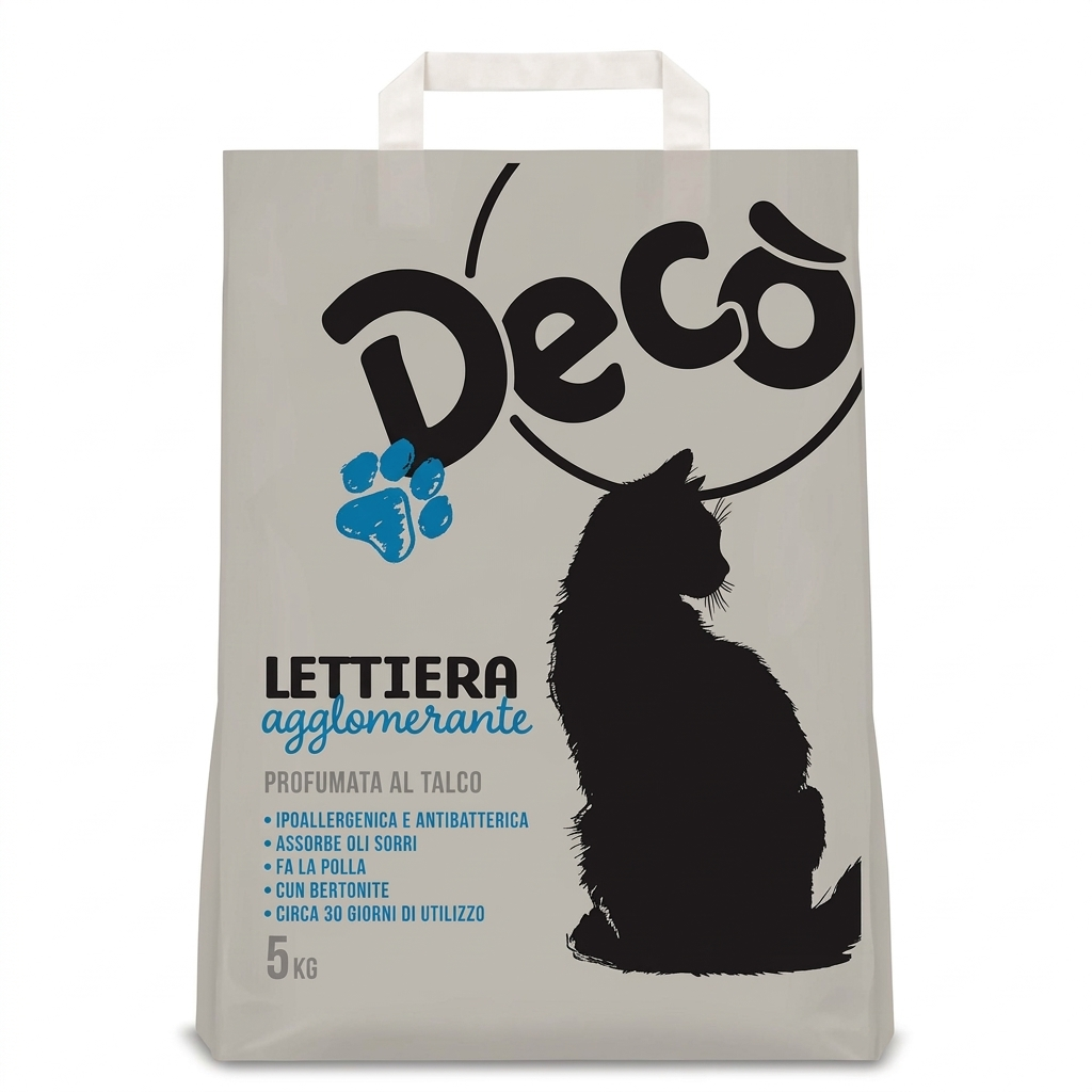 deco' lettiera profumata ed agglomerante deco 5 kg. - foto 1