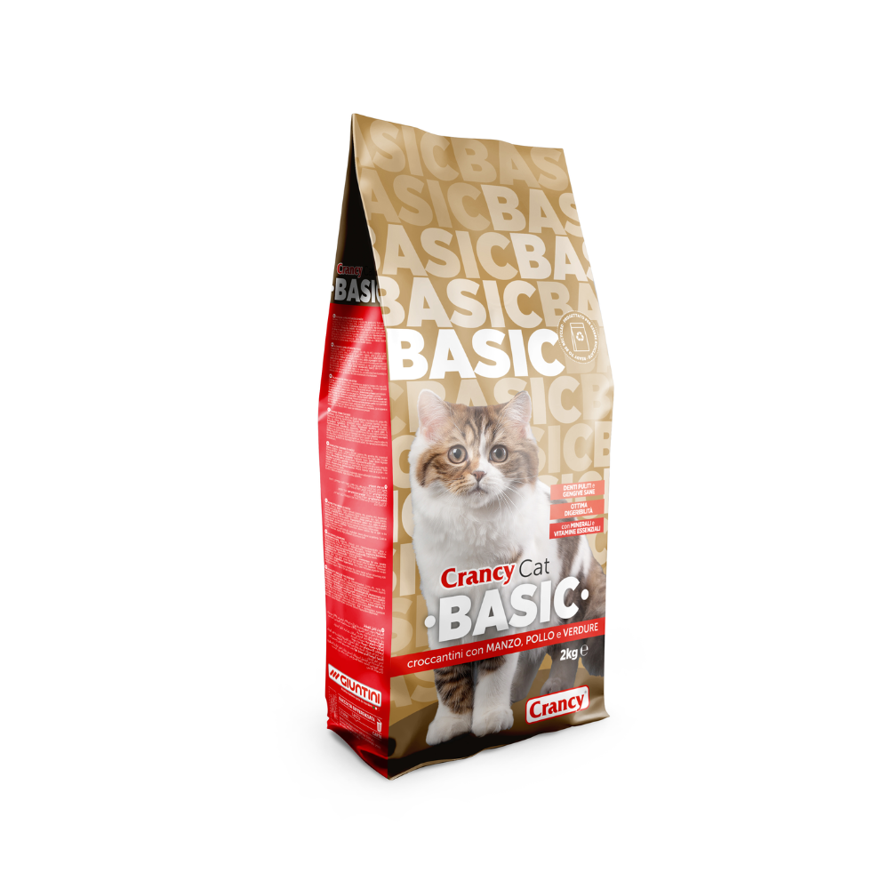 crancy cat croccantini manzo e pollo crancy cat 2 kg - foto 1