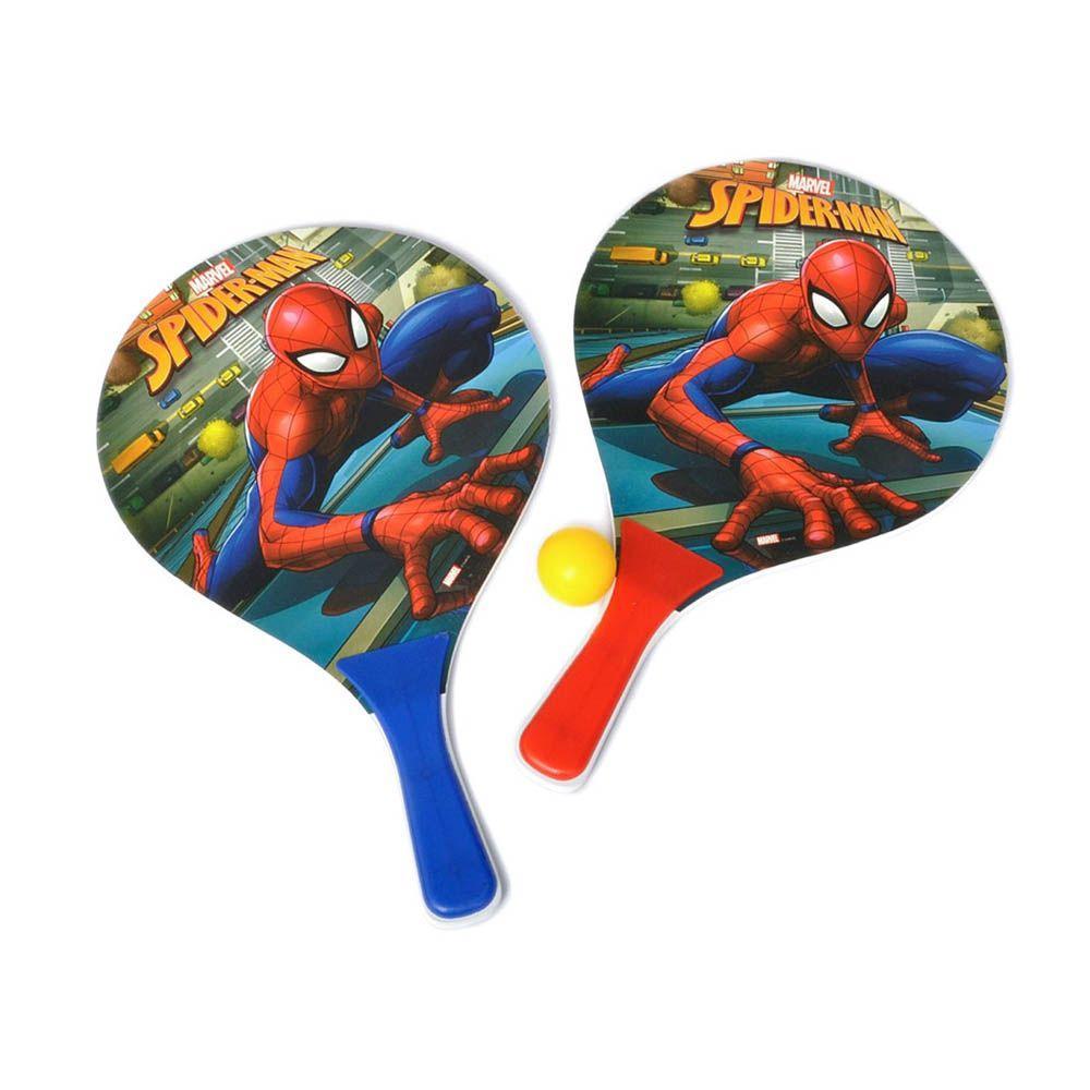 marvel set racchettoni in legno spiderman 37x24 cm. - foto 1