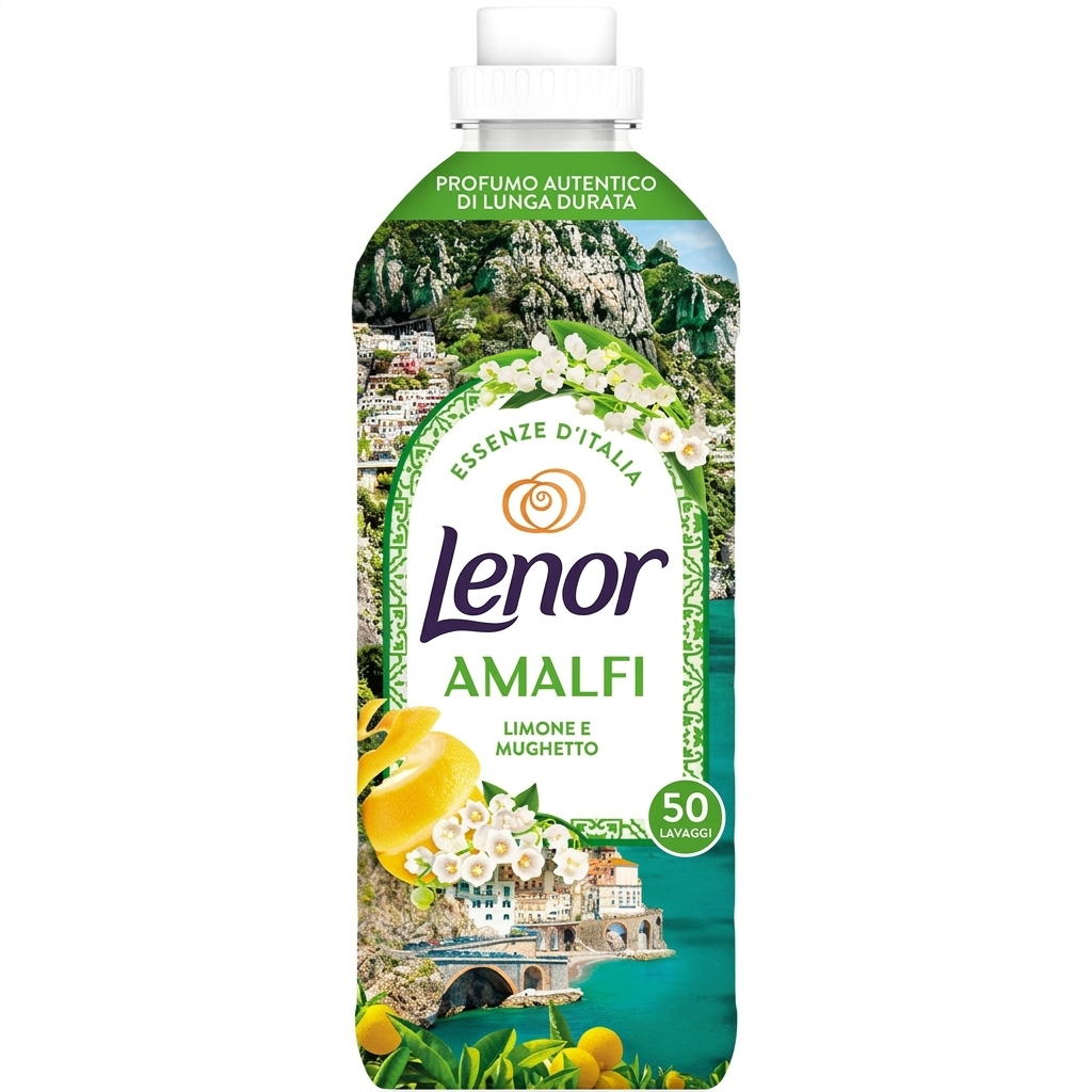 lenor ammorbidente concentrato essenze di amalfi lenor 42 lavaggi 882 ml. - foto 1