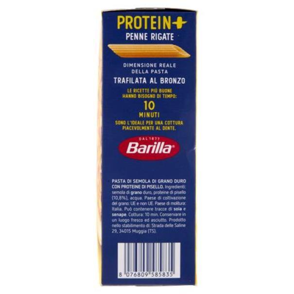 barilla penne rigate proteiche protein plus barilla 400 gr - foto 2