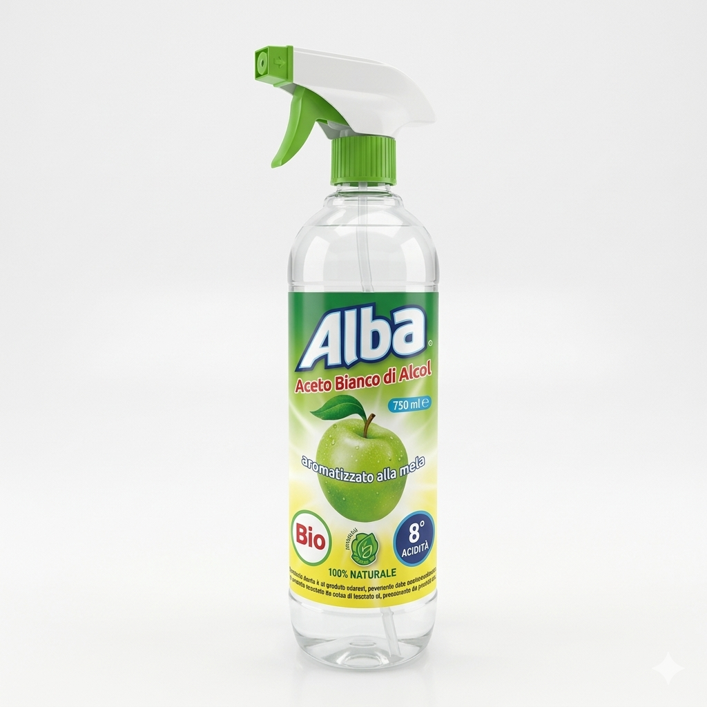 alba aceto bianco di mela spray alba 750 ml. - foto 1