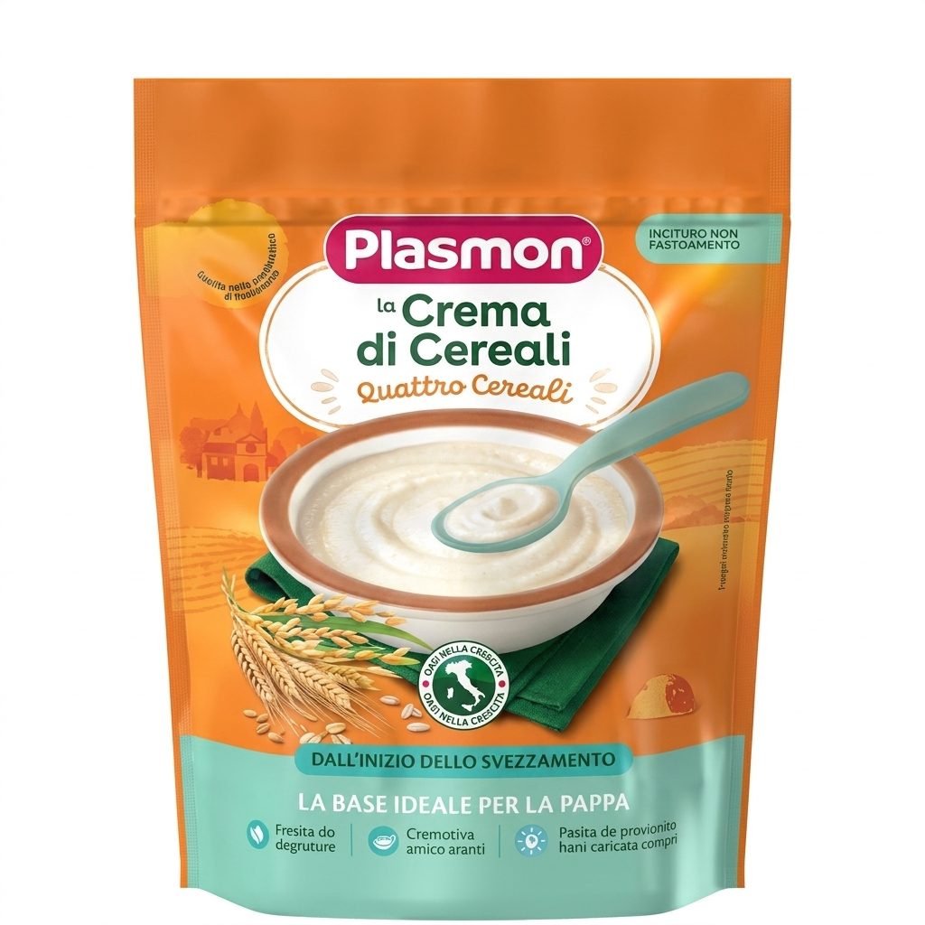 plasmon crema di 4 cereali plasmon 200 gr. - foto 1
