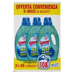 Detersivo liquido universale per lavatrice igienizzante  3x36 lavaggi (108 totali)