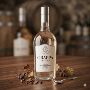 Grappa classica bianca tradizionale da vinacce selezionate 70 cl.
