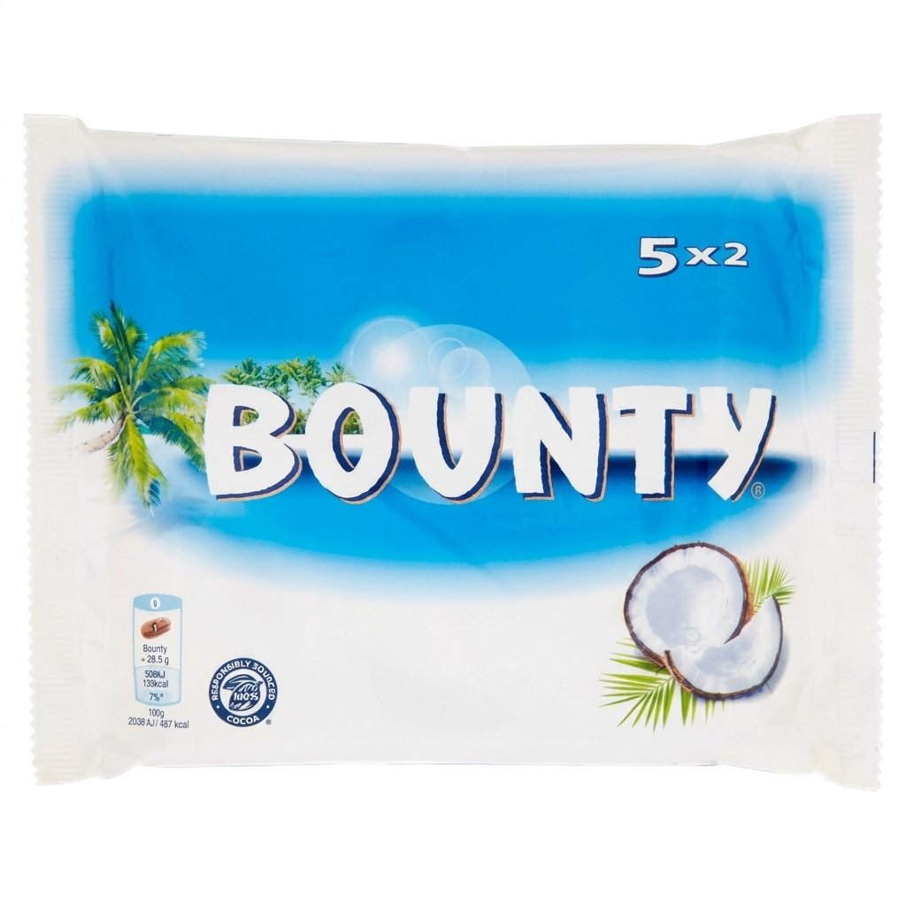 bounty barrette bounty cocco e cioccolato 5x57 gr. - foto 1