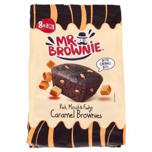 Mr.brownies caramello 200grbrownies al cioccolato con gocce di caramello salato  200 gr.
