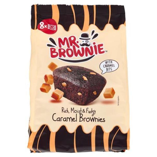 mr. brownie mr.brownies caramello 200grbrownies al cioccolato con gocce di caramello salato mr. brownie 200 gr. - foto 1