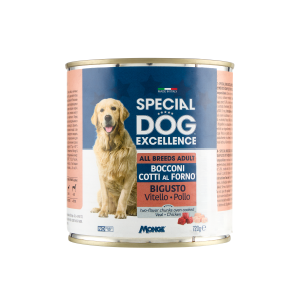 Bocconi cotti al forno bigusto vitello pollo special dog excellence all breeds adult 720 gr.