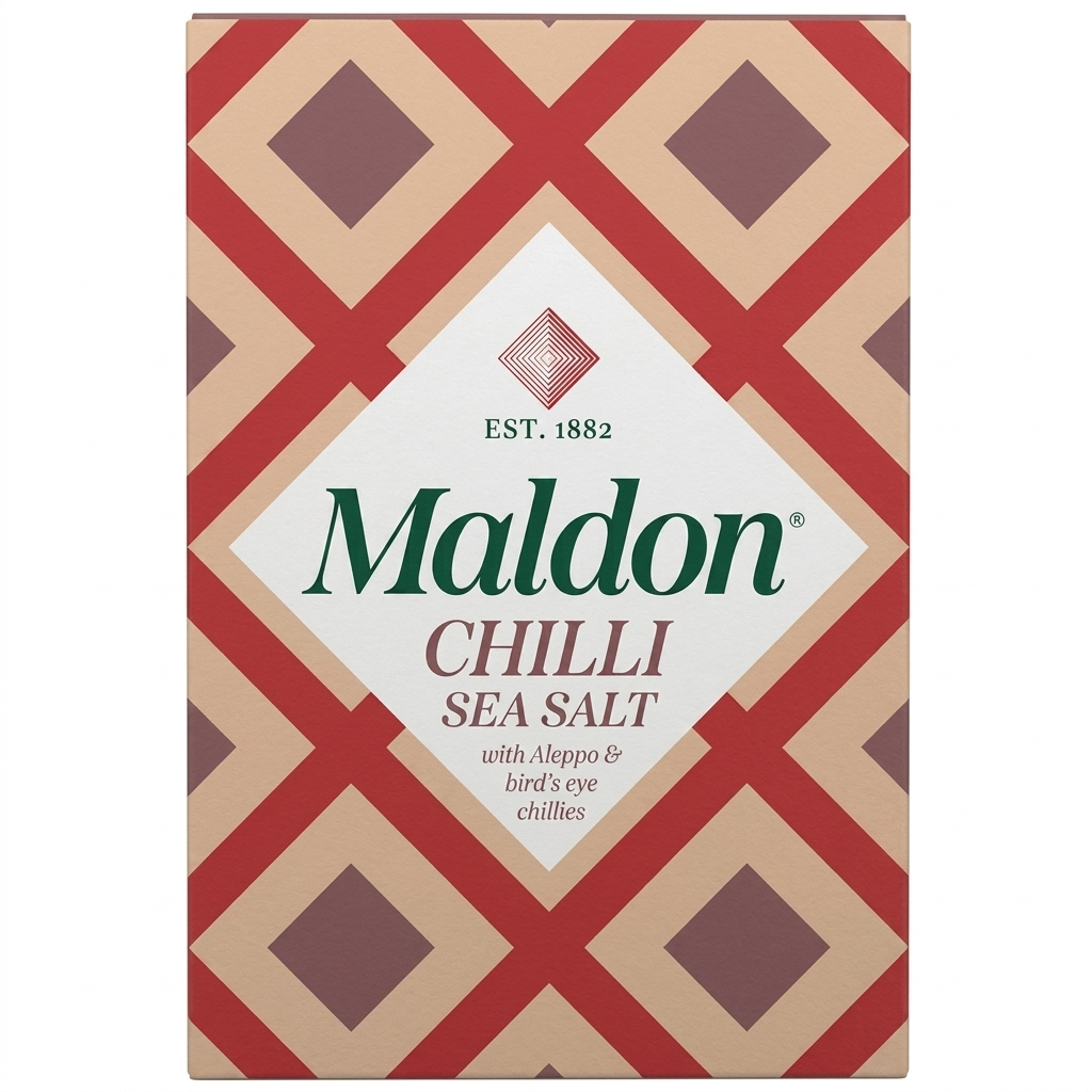 maldon sale marino in fiocchi con peperoncino chili maldon  100 gr. - foto 1