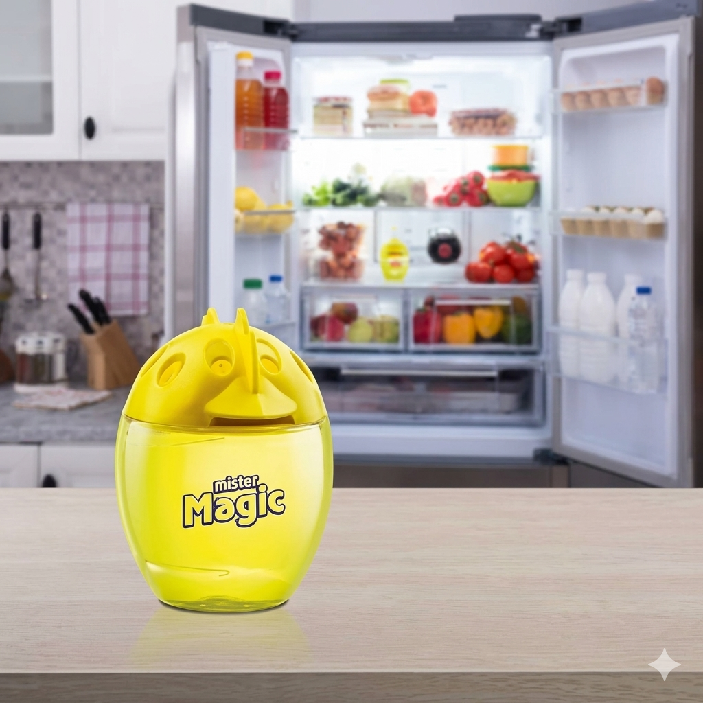 mister magic ovetto assorbi odori per frigorifero con estratti naturali di limone e durata 3 mesi mister magic - foto 2