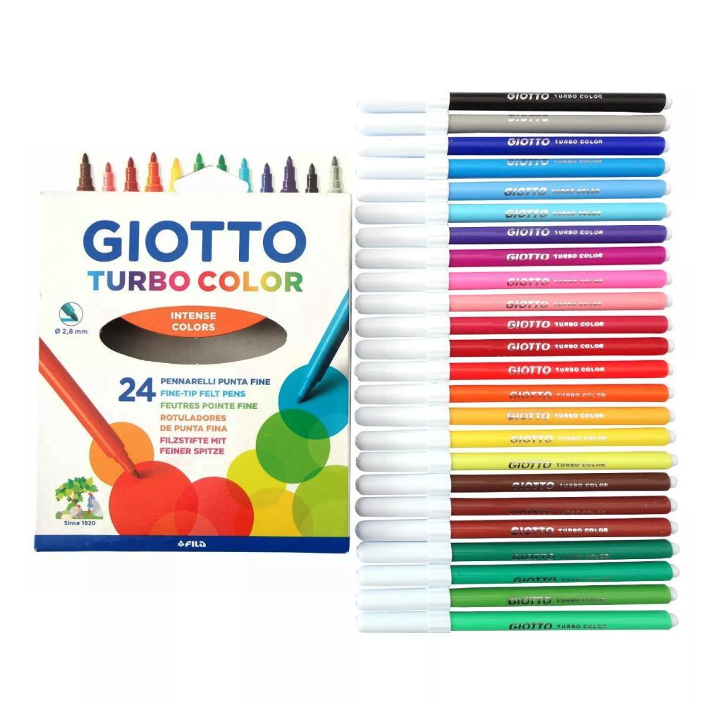 giotto pennarelli colorati turbocolor giotto x24 pz. - foto 3