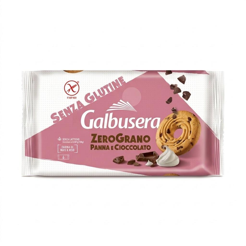 galbusera frollini panna e cioccolato galbusera zerograno 220 gr. - foto 1