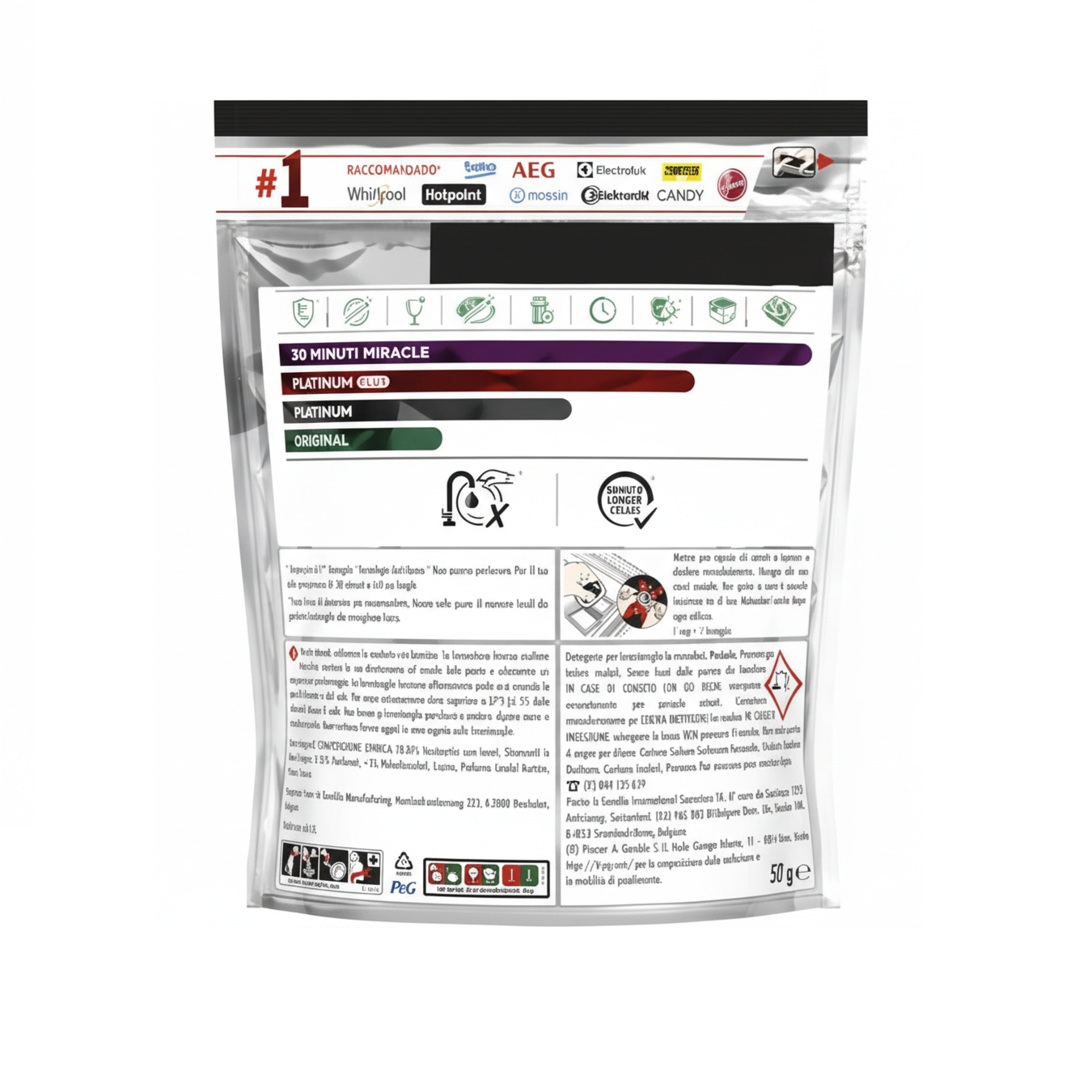 fairy confezione di capsule caps da x32 al limone fairy tutto in 1 platinum plus - foto 2