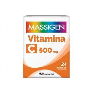 Integratore vitamina c confezione di x24 compresse masticabili  marco viti 500 mg.