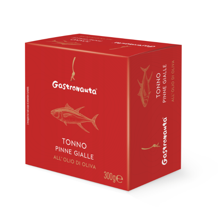 gastronauta tonno pinne gialle all'olio di oliva gastronauta 300 gr. - foto 1