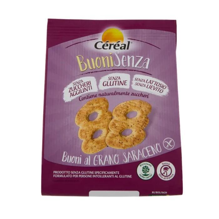 cereal biscotti al grano saraceno, senza glutine, senza zuccheri aggiunti buoni senza cereal da 200 gr. - foto 1