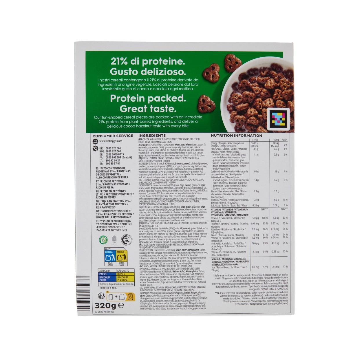 kellogg's cereali proteici special k high protein 21% kellogg's 320 gr. - foto 2