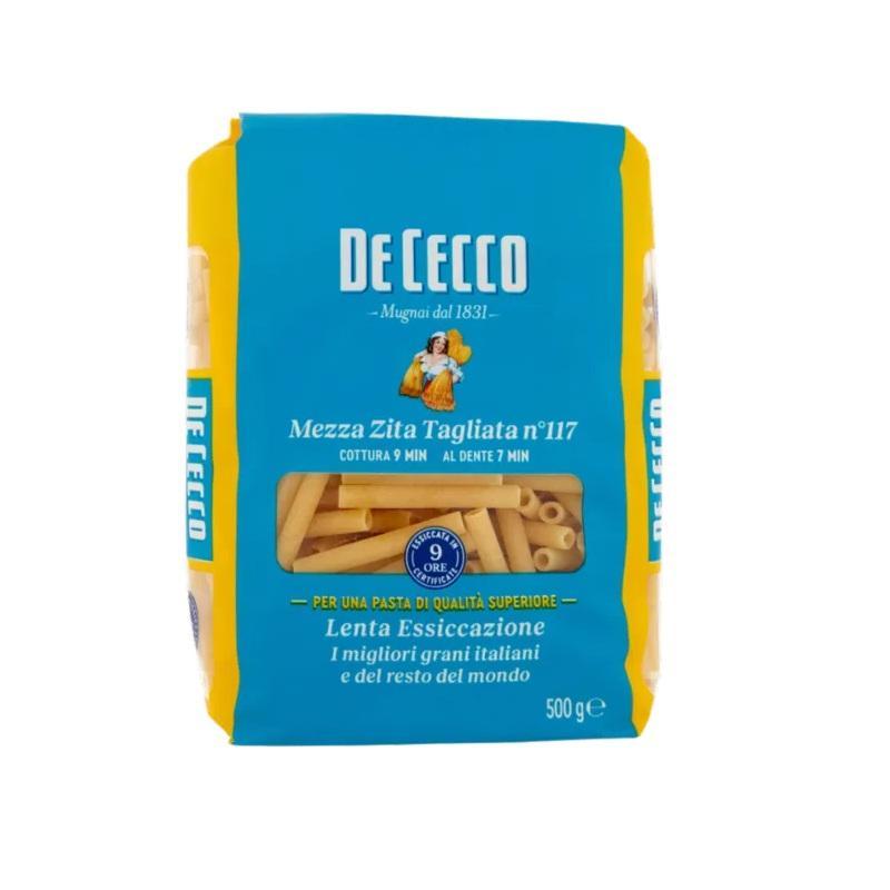 de cecco pasta mezza zita tagliata n° 117 de cecco 500 gr. - foto 1