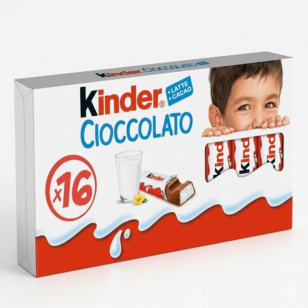 kinder golose barrette cioccolato kinder 12 pz. 150 gr. - foto 1