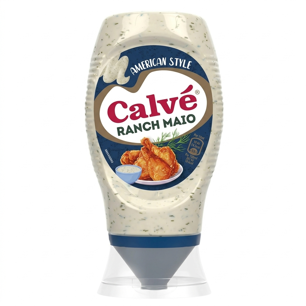 calve maionese con salsa ranch gusto ricco e speziato calvé 245 gr. - foto 1