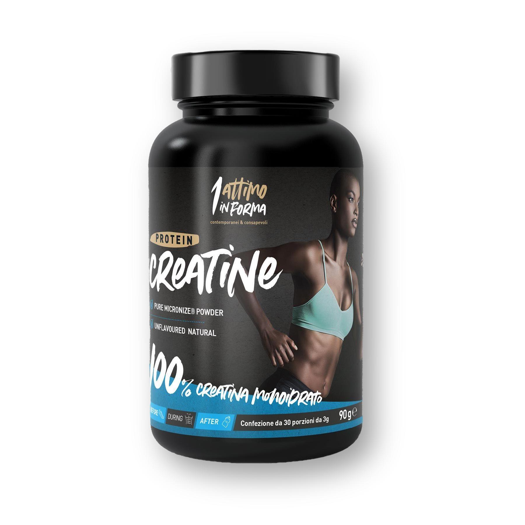 1 attimo in forma integratore per prestazioni muscolari di creatina monoidrato 1attimoinforma 90 gr. - foto 1