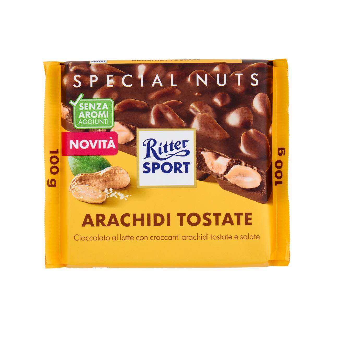 ritter sport tavoletta alle arachidi tostate ritter sport special nuts 100 gr. - foto 1