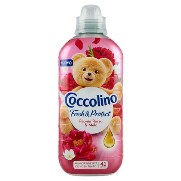 Ammorbidente Concentrato per Bucato Fresh e Protect Peonia Rossa e Mela 41 Lavaggi Coccolino 952 ml